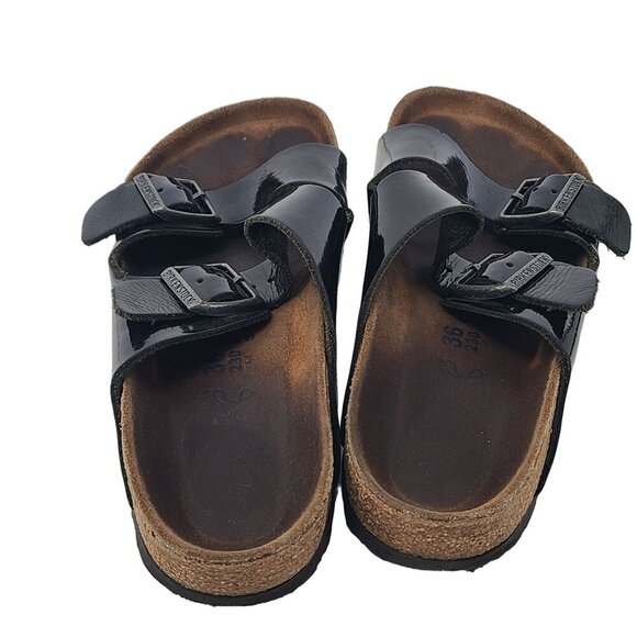 Birkenstock Woman's Arizona Birko-Flor Casual Sandals Black Size 6 /36 - Picture 4 of 7